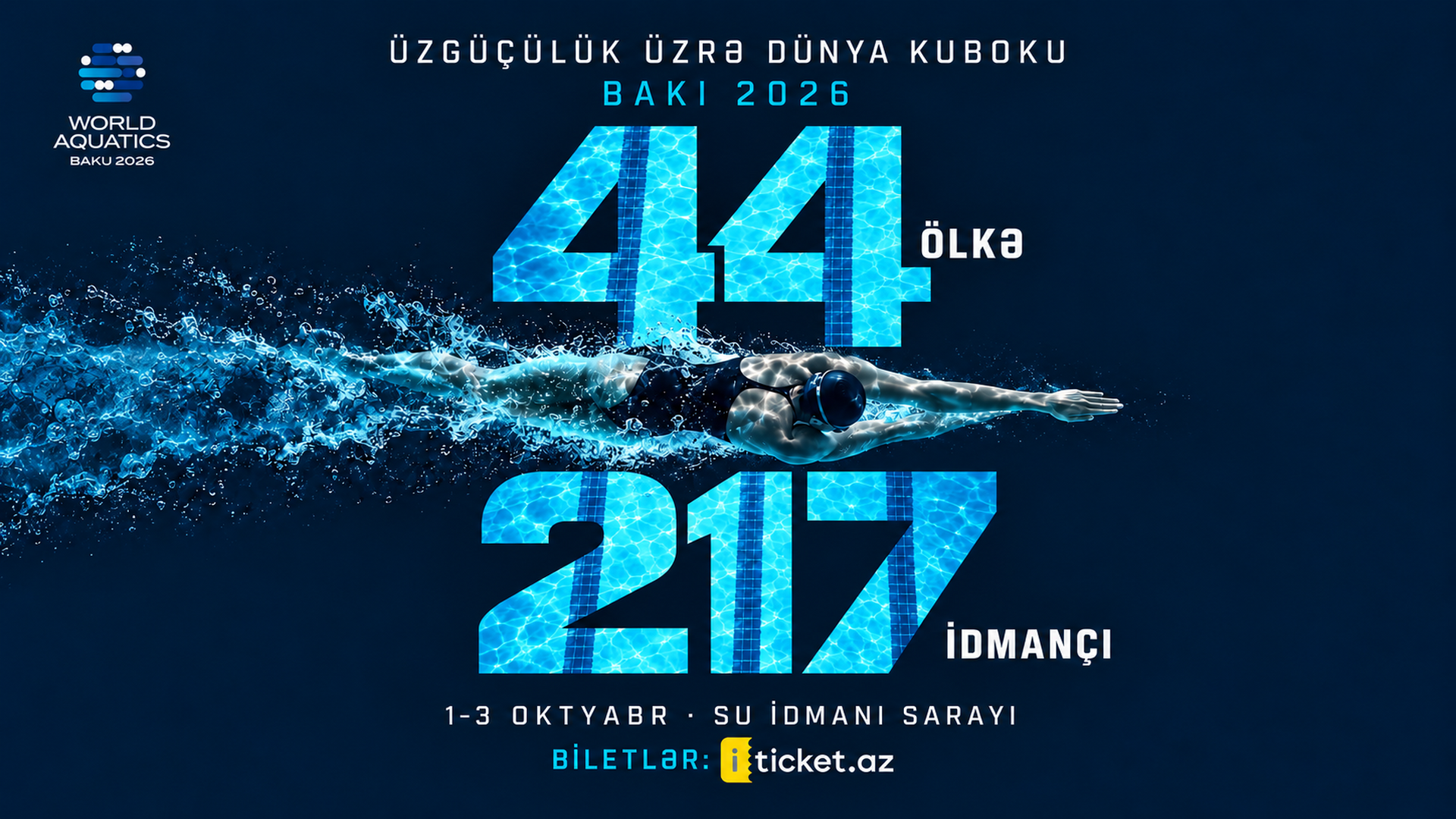 Dünya Kubokunda 44 ölkədən 217 idmançı iştirak edəcək